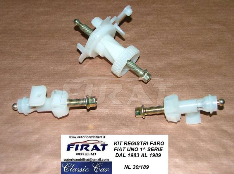 REGISTRO FARO FIAT UNO 83 - 89